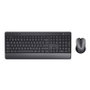 Trust Trezo Teclado Español y Ratón Inalámbrico Negro